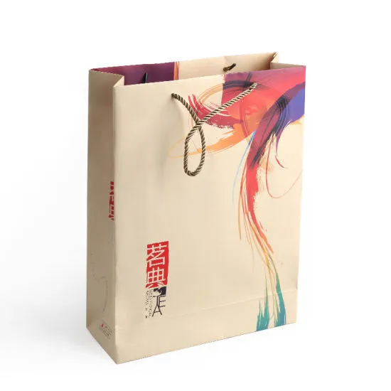 Customize Print Logo Shopping Gift Paper Bag