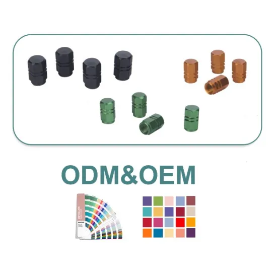 American Type Valve Caps: Durable Aluminum Alloy Tire Valve Stem Caps