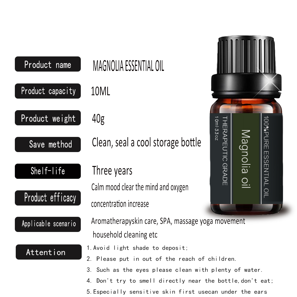 Natural Magnolia Essential Oil For Soap Candle Making