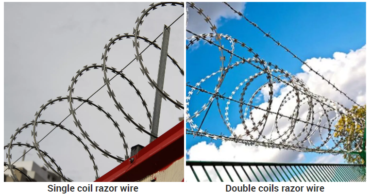 High Quality PVC Coated Razor Barbed Wire