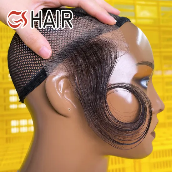GS New Design HD Lace Baby Hair Closure with Stripes - Natural and Reusable