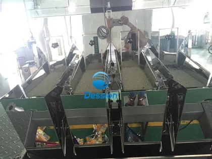 4 Heads Weigher Coffee Beans / Ground Coffee Packing Machine