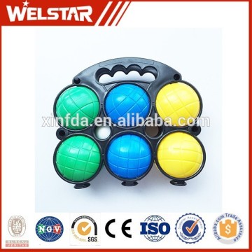 Cheap plastic bocce ball set 6 pcs