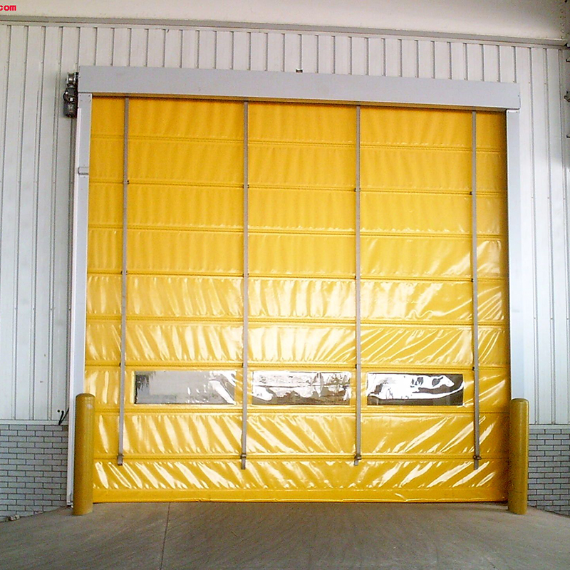 PVC High Speed Stacking Fold up Warehouse Door