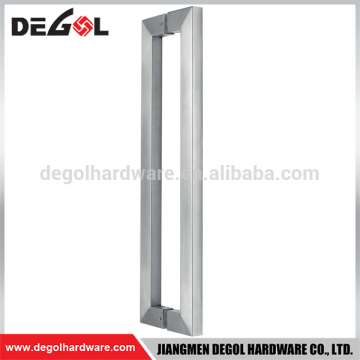 High end stainless steel square glass entry gate modern door pull handle