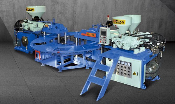 Three Color Pvc Upper Injection Moulding Machine