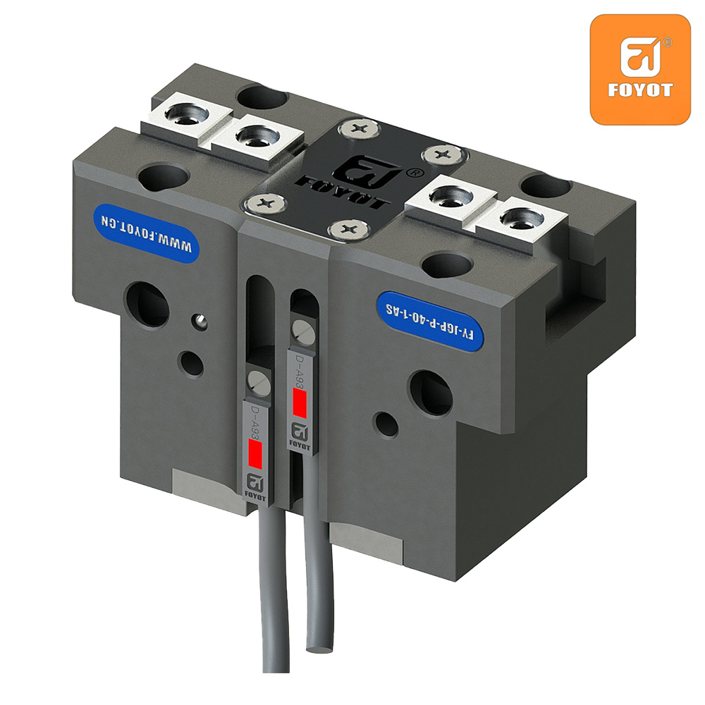 Пневматический параллельный захват с двумя захватами для сборки