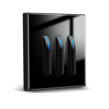 16A LED Wall Switch Soket - 1/2/3/4 Gang 1way &amp; 2way Push Lampu Sakelar