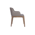 Poliform Grace Dining Chair with Armrest in Leather