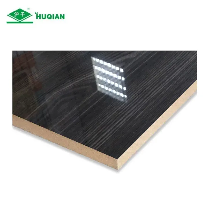 High Gloss UV MDF Wood Grain Furniture Grade