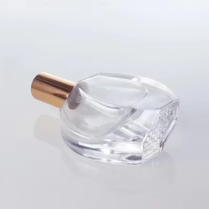 Recyclable luxury women's perfume bottle 30ml 50ml transparent perfume bottle customized