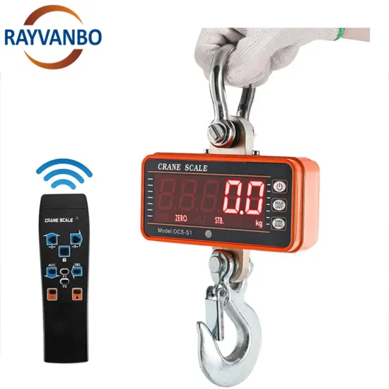 Professional Wireless Stainless Steel Electric Crane Scales: 1Ton to 10Ton Capacity with Exceptional Strength