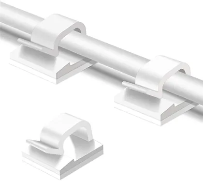 Cable Management Cord Organizer Clips Silicone Self Adhesive