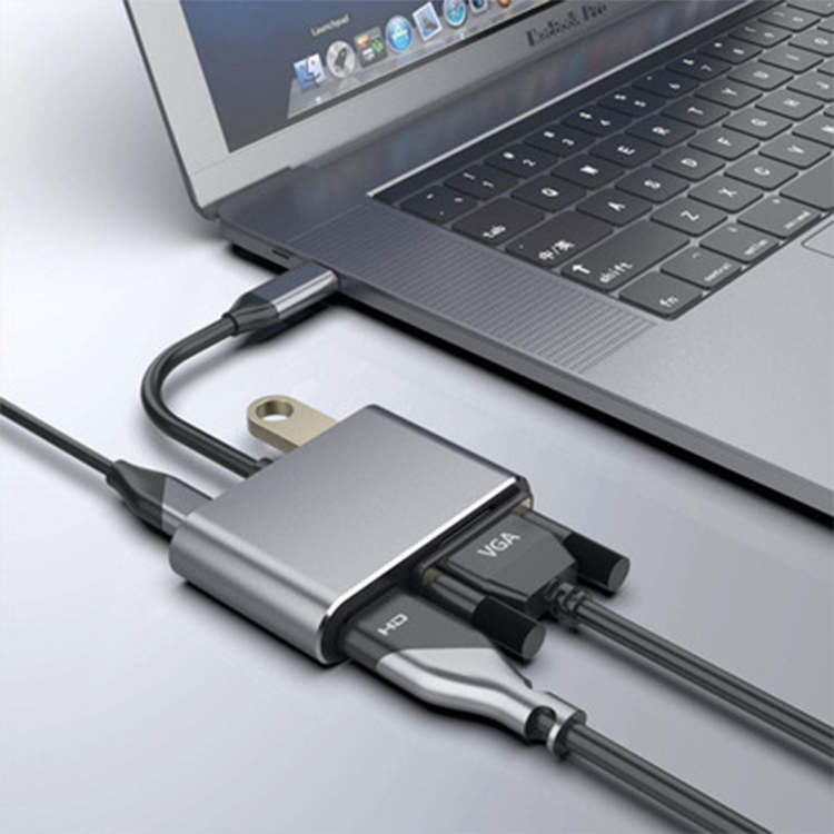 Port Power High Resolution 4 Ports Hdmi Vga Usb C 87w Power, High Quality 4 Ports Hdmi Vga Usb C ...