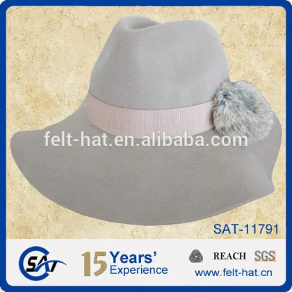 classic pure wool felt gent winter hat