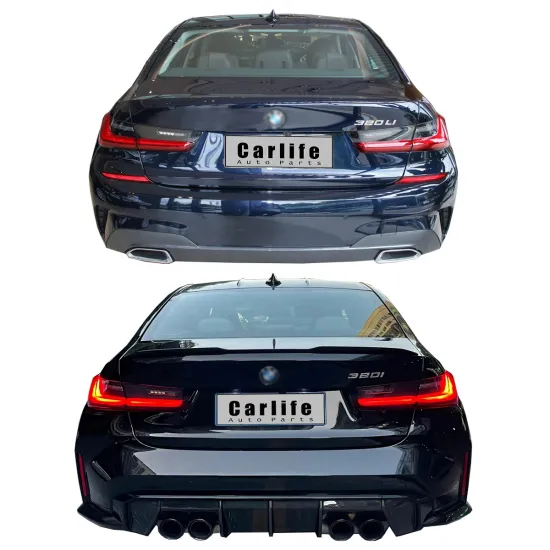 BMW 3 Series G20 G28 2019-2022 Body Kit - M3 G80 Bumpers Grilles Upgrade