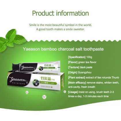 activated bamboo charcoal fresh breath bamboo toothpaste