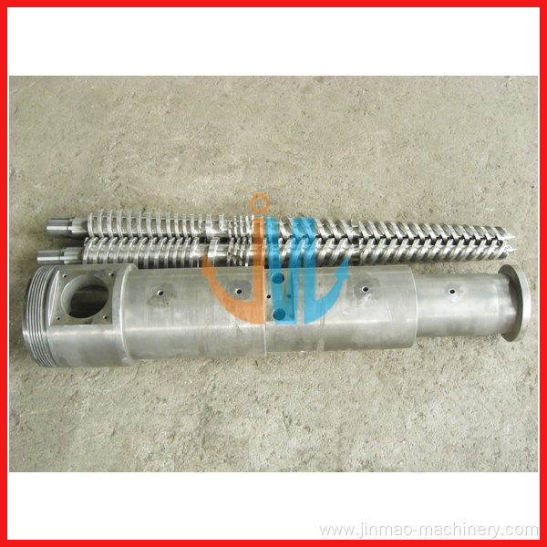 51/105 Twin conical screw barrel for PVC pipe