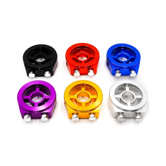 Universal Oil Filter Cooler Adapter: M20x1.5 & 3/4-16 Thread Size for Car Maintenance