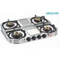 4 Individual Pan Support Gas Stove Royale Gas Table Duplex Series 4 Burners Manufactory