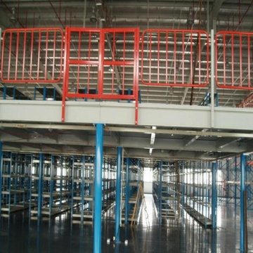 High Quality Cold Rolled Steel Storage Garret/Loft Type Rack Shelves Safe and Solid Steel Grating Mezzanine Rack Platform