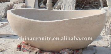 white marble soaking bathtub