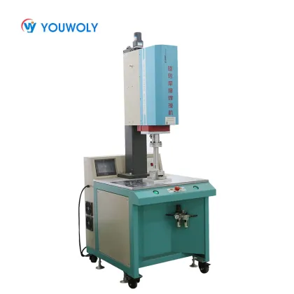 Computerized Rotary Spin Welder for Round Shape Filter Products - Ultrasonic Welding Machine
