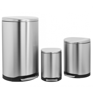 Stainless Steel Trash Can With Lid