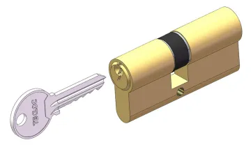 Master key euro cylinder lock