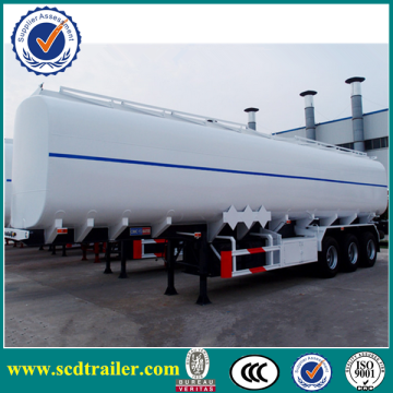 3 axles 36000Liters oil tank fuel tank trailer / bitumen tank trailer for cheap price