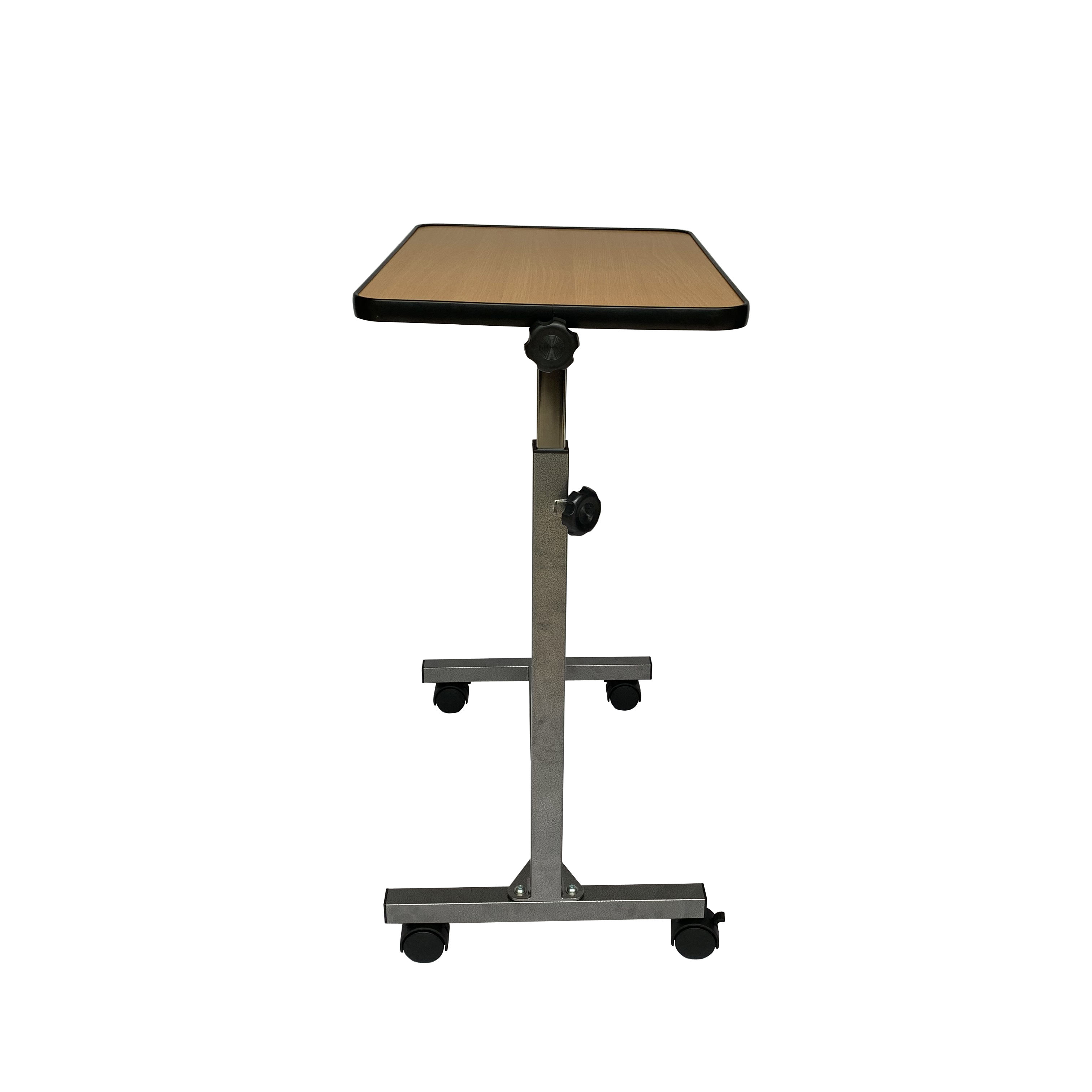 Overbed Table with Angle-Adjustable Desktop