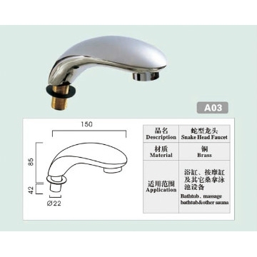 Snake head faucet