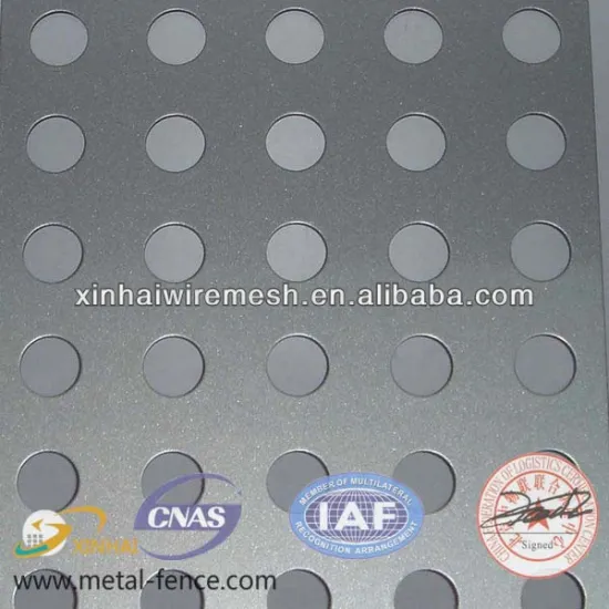 Galvanized hole punch metal sheet