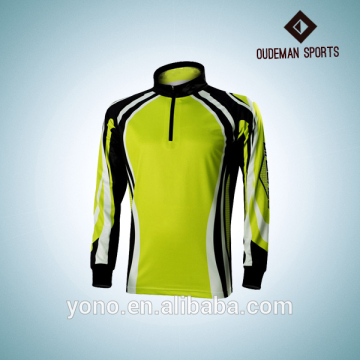 OEM Anti-UV breathable fabric fishing jersey