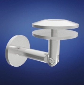 Round Head Stainless Steel Tempering Glass Canopy Fitting (HS07SF18R)