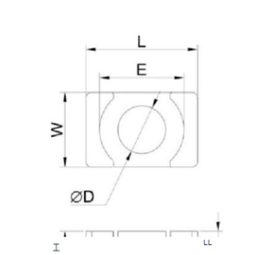 EQ type magnetic powder transformer core