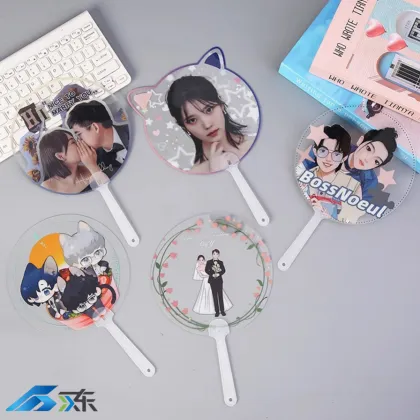 Custom Transparent Fan Cover with Star Fan Support