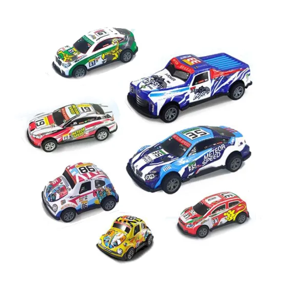 Promotional Kid's Metal Pull-Back Race Car Toy by EPT Dollartoys