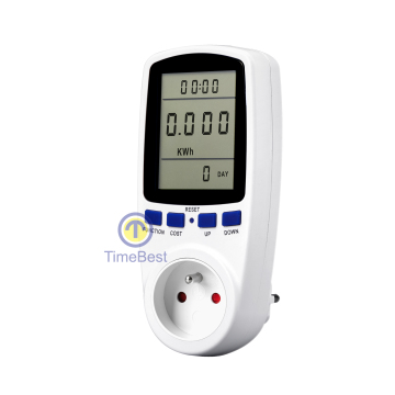 Portable Power Meter: Monitoring and Saving Energy with France Plug Home Wattmeter