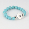 DIY Noosa Snap Turquoise Beads Chain Bracelet Chunk Bangles
