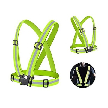 Hi-Vis Reflective Safety Belt and Vest for Enhanced Visibility and Protection
