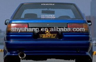 FOR AE86 Levin/Tureno Vertex Glass Fiber Rear Bumper