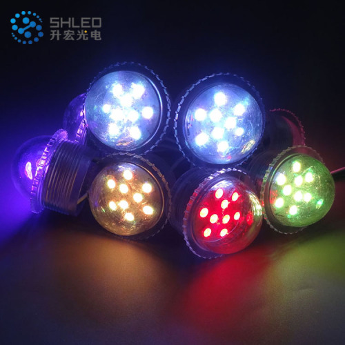 Programmable amusement LED outdoor pixel light