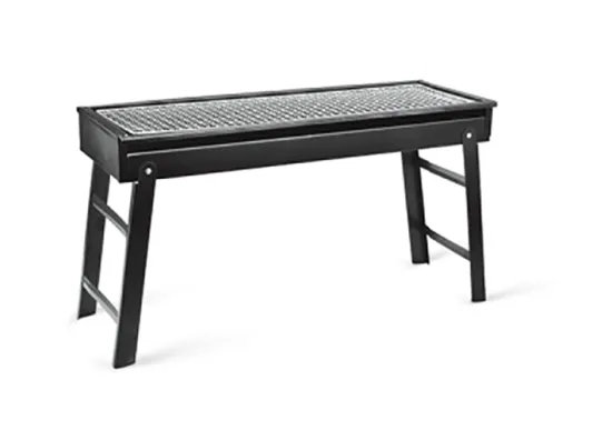 foldable drawout patten folding charcoal barbecue grill