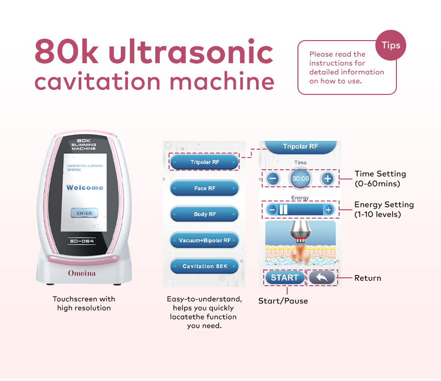 Omeina cavitation machine 6 in 1