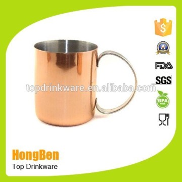 coffee mug wholesale/copper moscow mule mug/stainless steel moscow mule copper mug