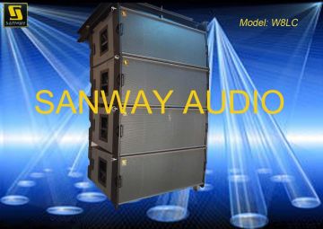 Single 12" Neodymium Line Array Speaker System Cabinet Box W8lc