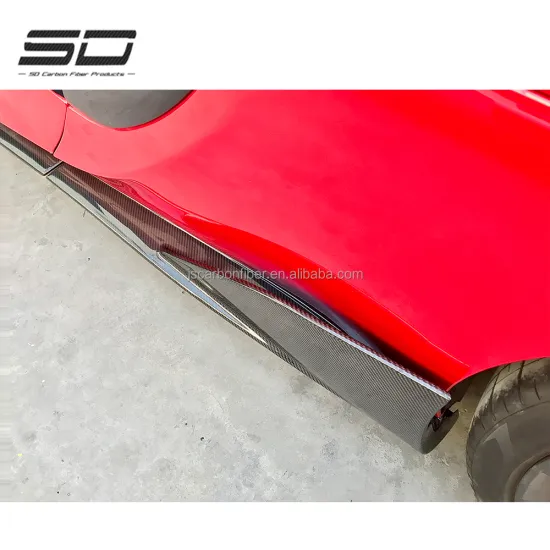 Upgrade 600LT Conversion Dry Carbon Fiber Side Skirt for McLaren 540C/570S/570GT