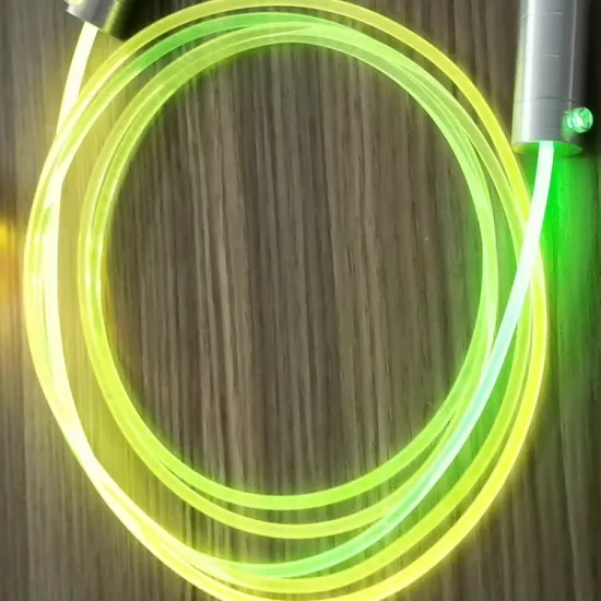 Solid Side Glow Clear or Milky MMA Plastic Fiber Optic for Multi-Color Lighting Decoration (2mm-10mm)