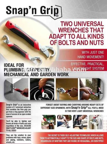 Multifunction universal tool Snap N Grip can be each type of wrench